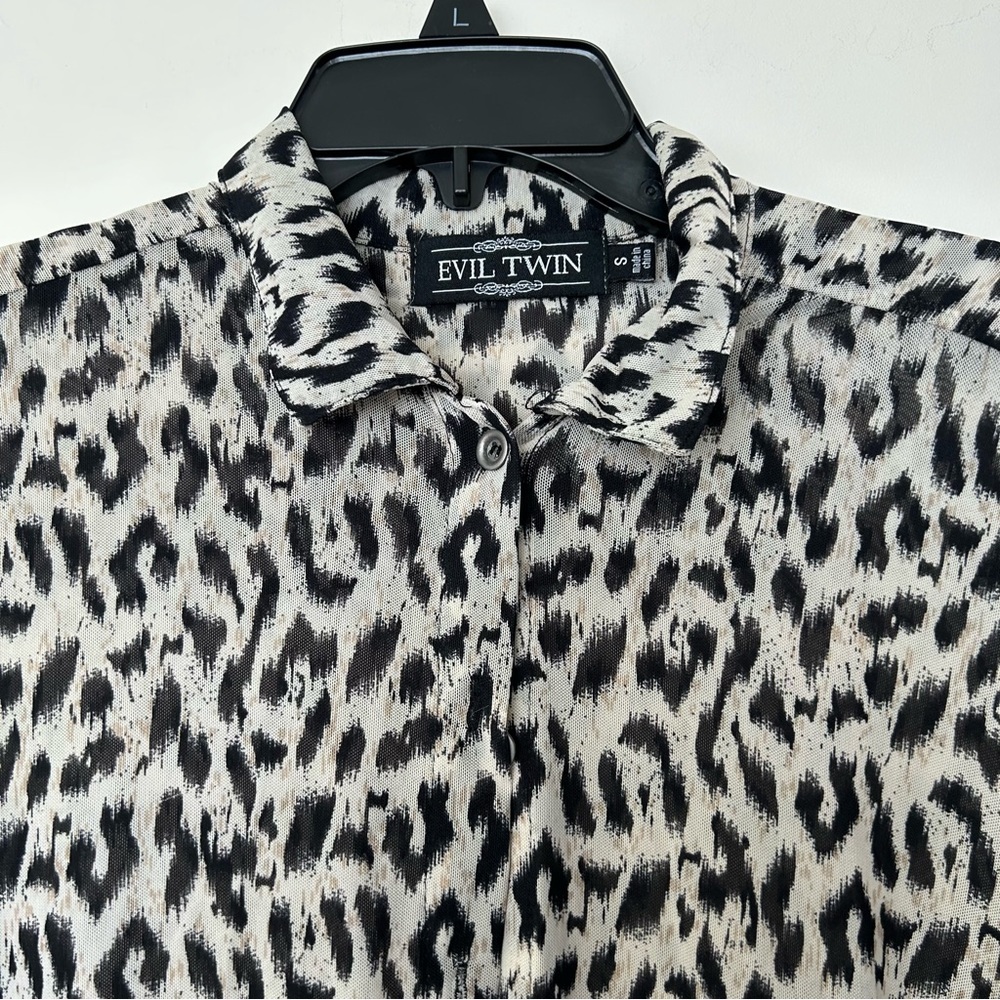 Evil Twin Semi Sheer Shirt Dress - Picture 8 of 12
